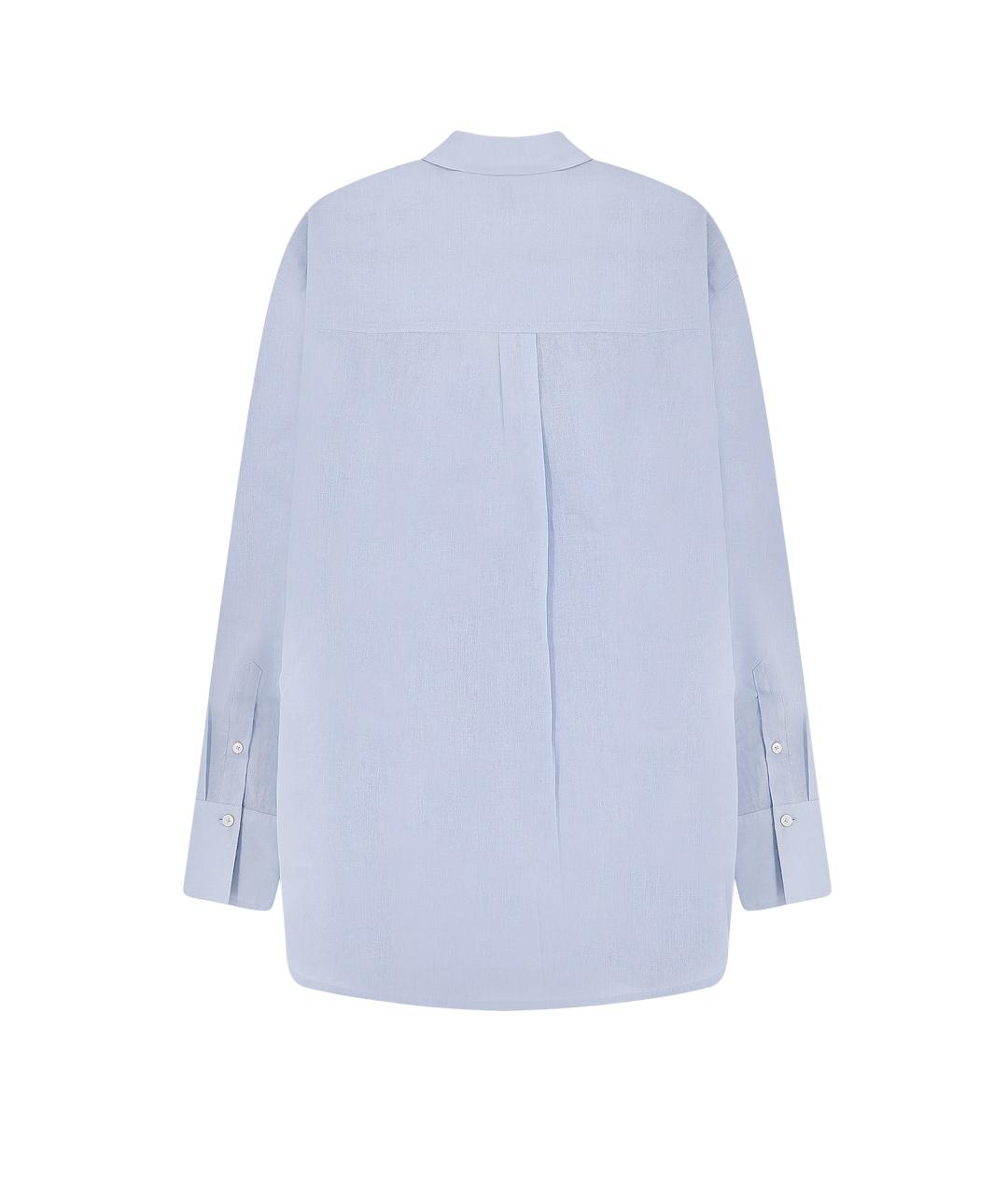 TOTEME Синяя хлопковая рубашка, фото 2