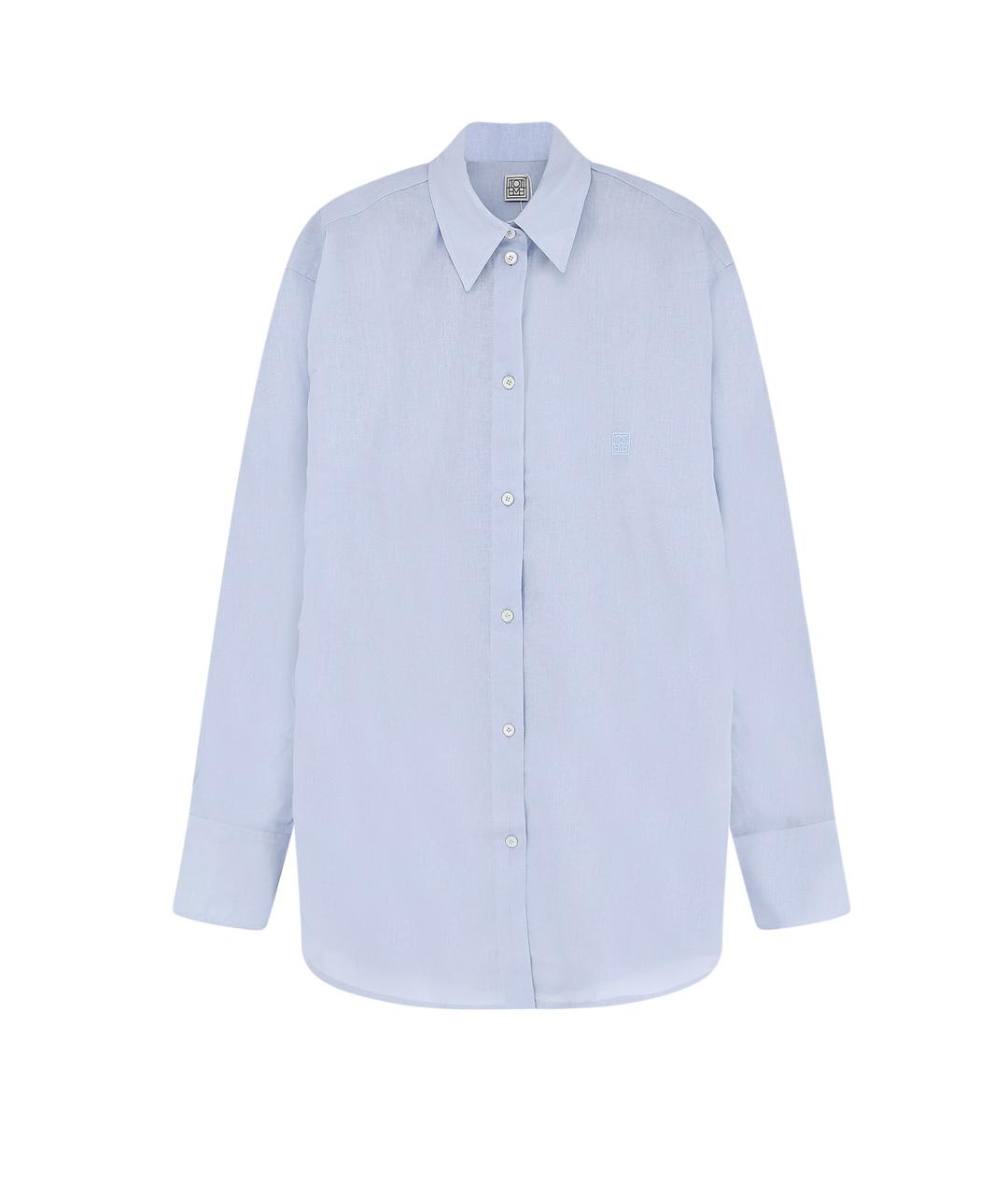 TOTEME Синяя хлопковая рубашка, фото 1