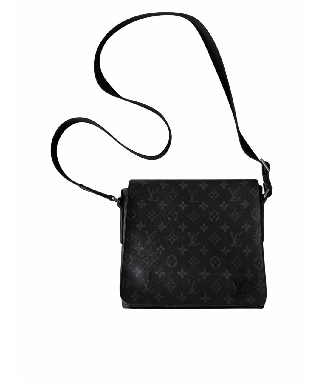 LOUIS VUITTON Черная сумка на плечо, фото 1