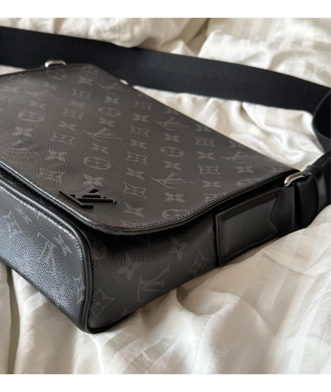 LOUIS VUITTON Черная сумка на плечо, фото 5