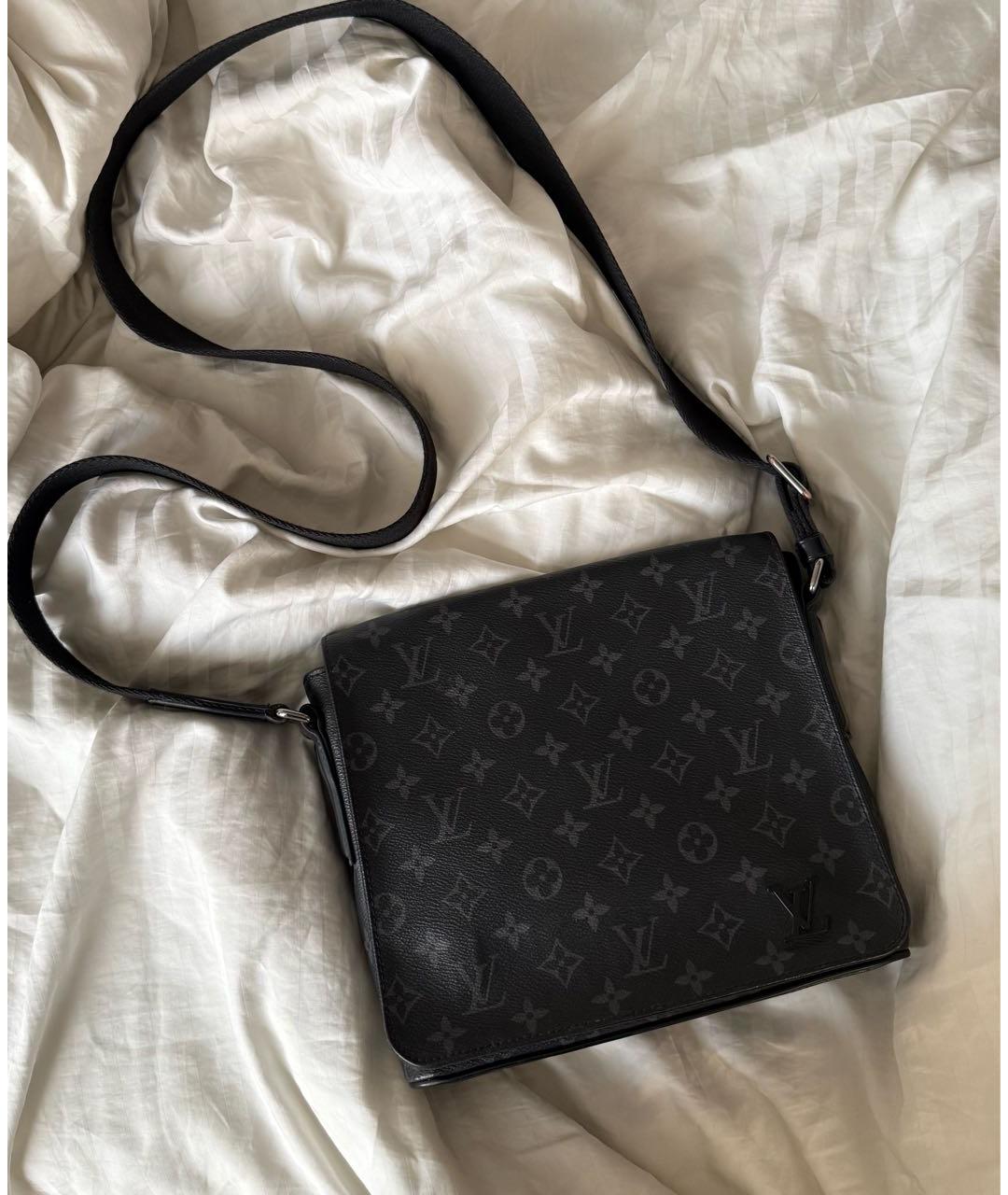 LOUIS VUITTON Черная сумка на плечо, фото 9