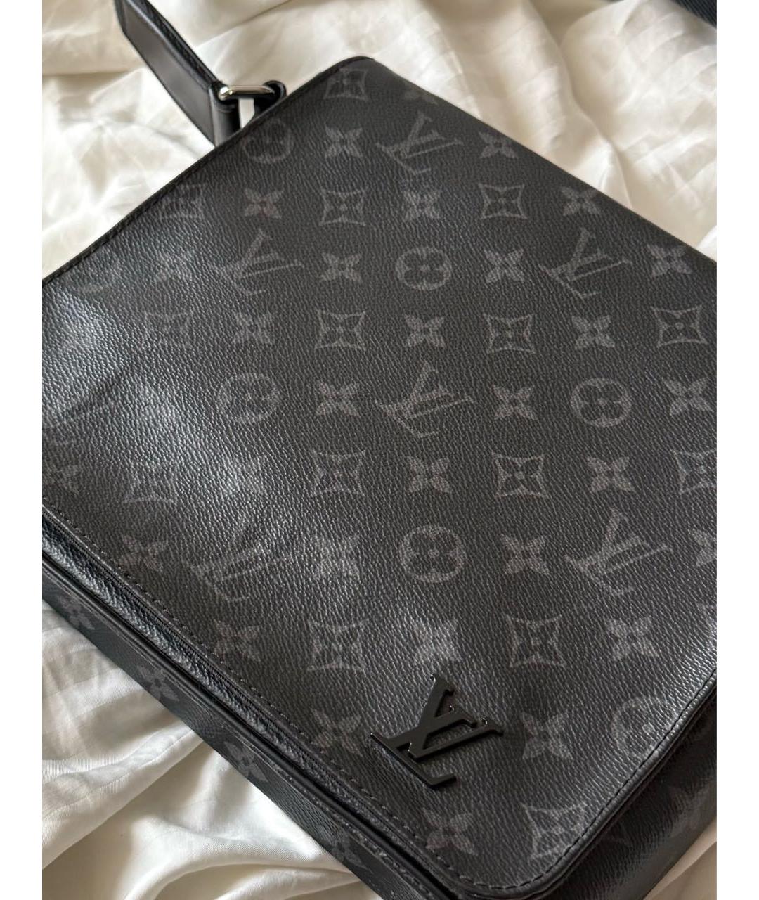 LOUIS VUITTON Черная сумка на плечо, фото 3