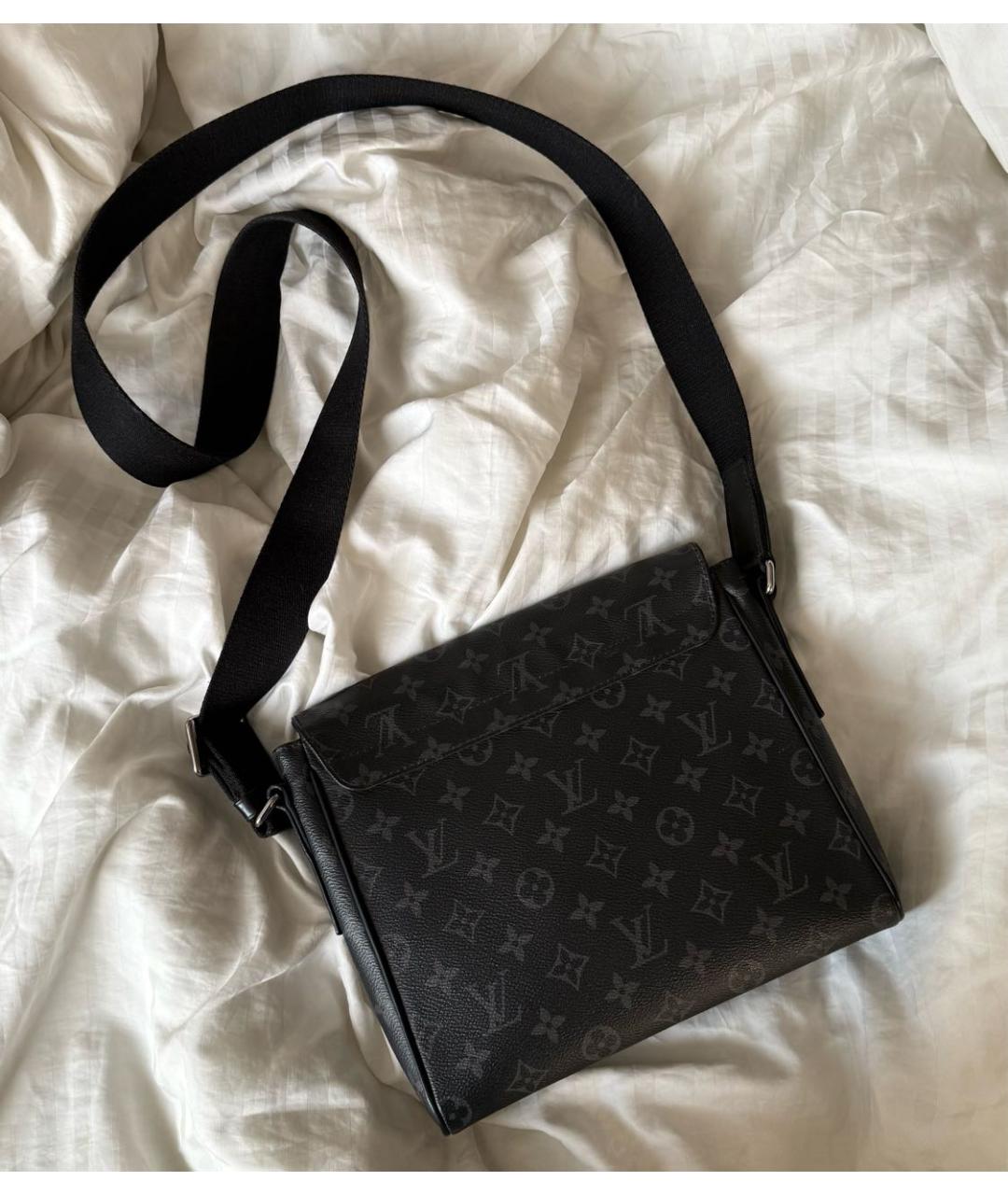 LOUIS VUITTON Черная сумка на плечо, фото 2