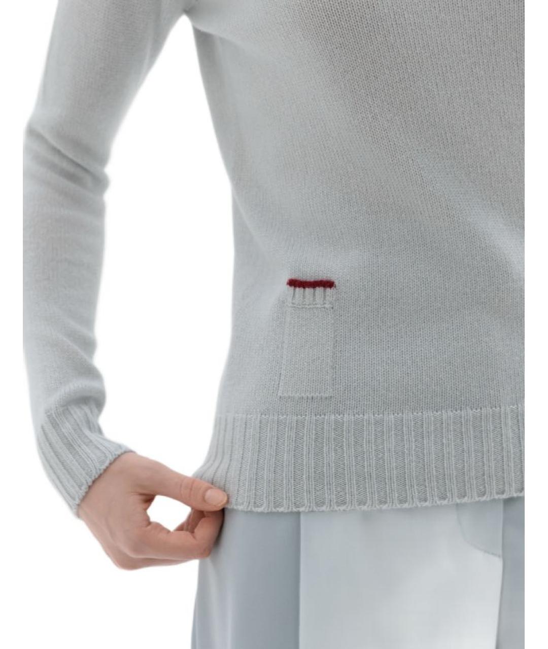 AGNONA Голубой кашемировый джемпер / свитер, фото 4