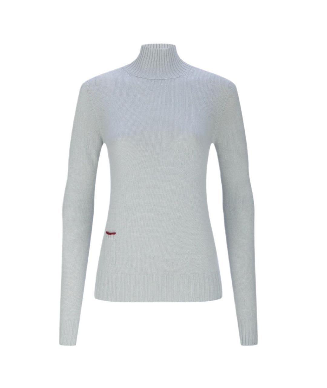 AGNONA Голубой кашемировый джемпер / свитер, фото 1