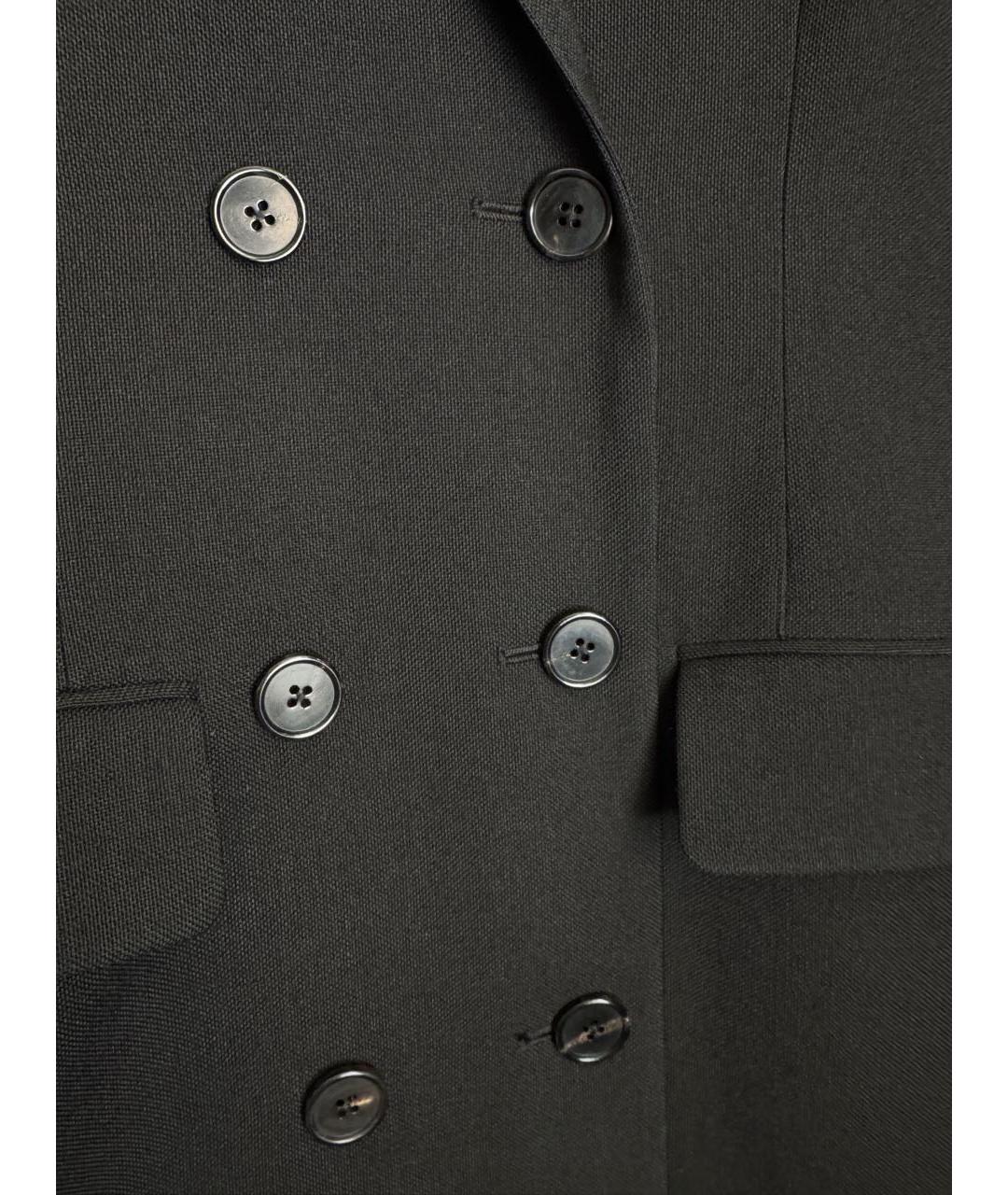 THE ROW Черное шерстяное пальто, фото 4