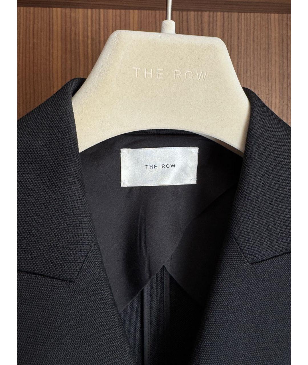 THE ROW Черное шерстяное пальто, фото 3