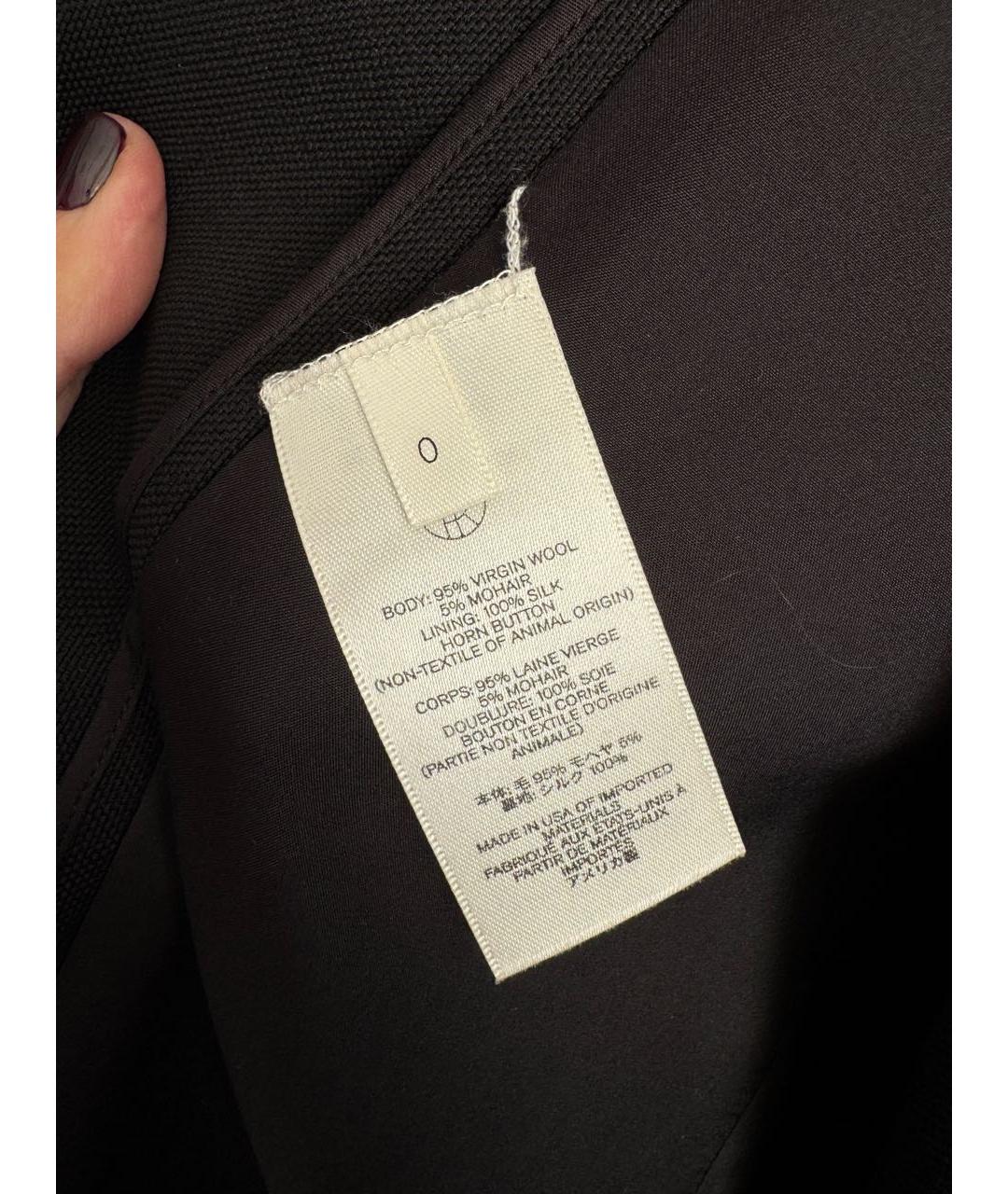 THE ROW Черное шерстяное пальто, фото 6