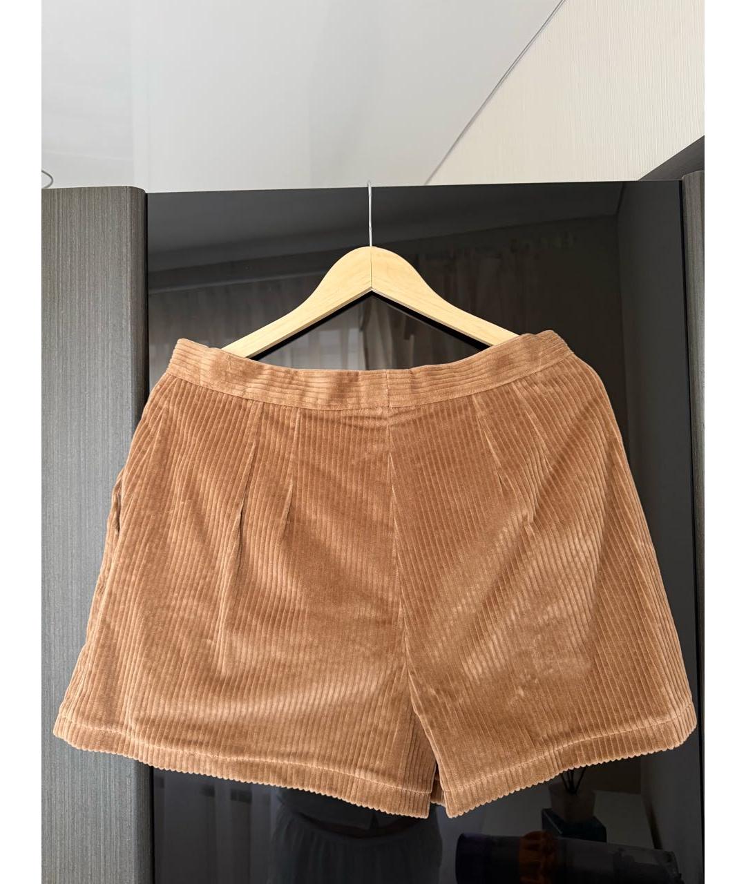 DOLCE&GABBANA Коричневые хлопковые шорты, фото 2