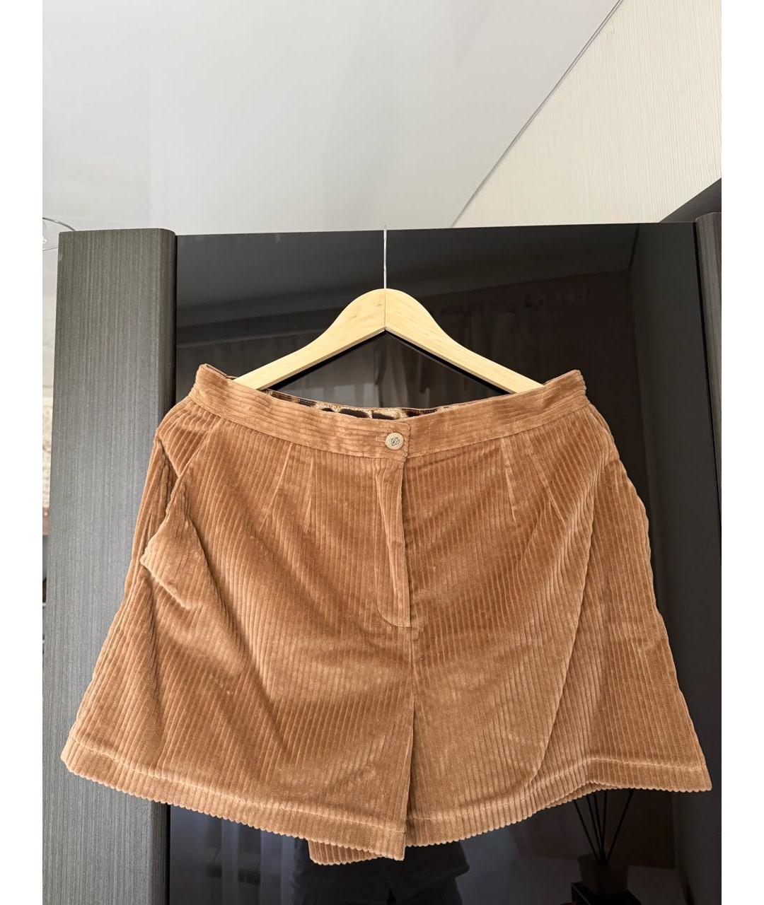 DOLCE&GABBANA Коричневые хлопковые шорты, фото 5