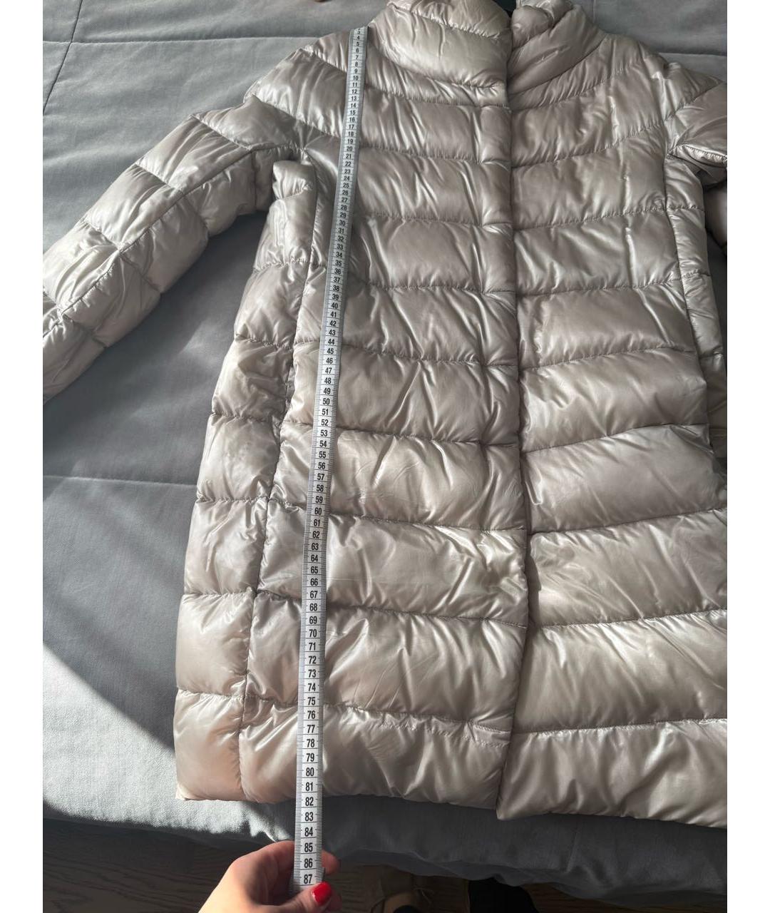 HERNO Серебрянный полиамидовый пуховик, фото 2