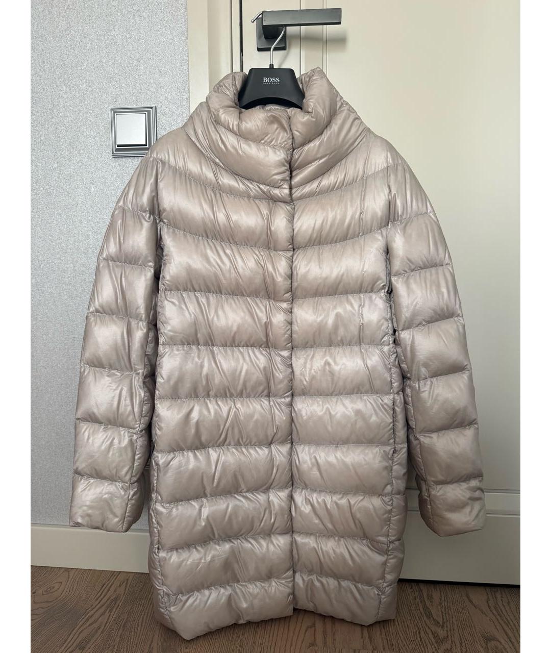 HERNO Серебрянный полиамидовый пуховик, фото 9