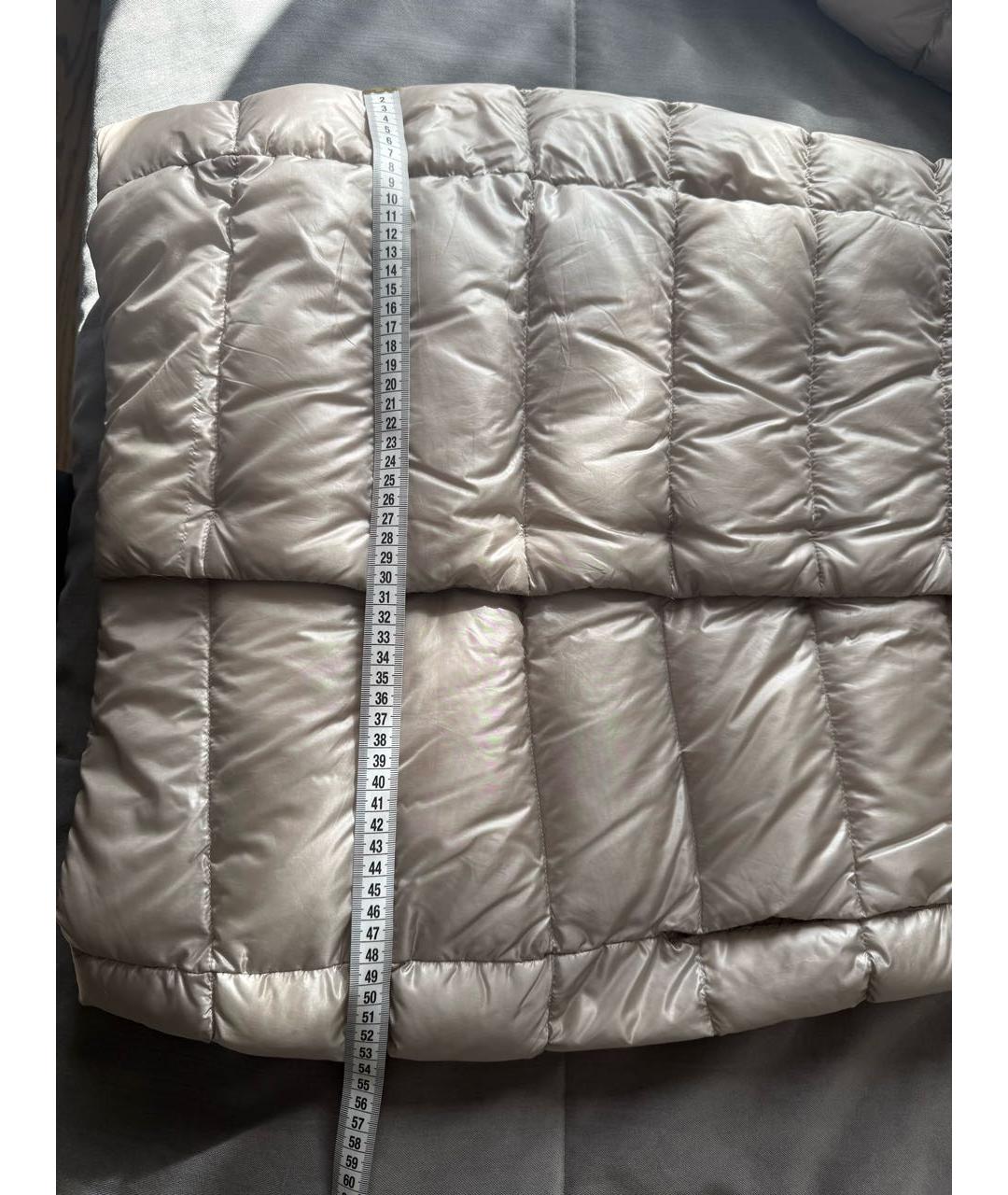 HERNO Серебрянный полиамидовый пуховик, фото 3
