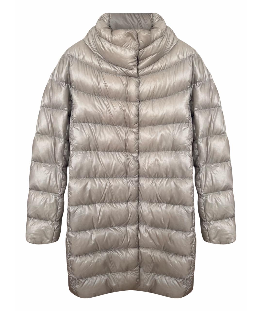 HERNO Серебрянный полиамидовый пуховик, фото 1