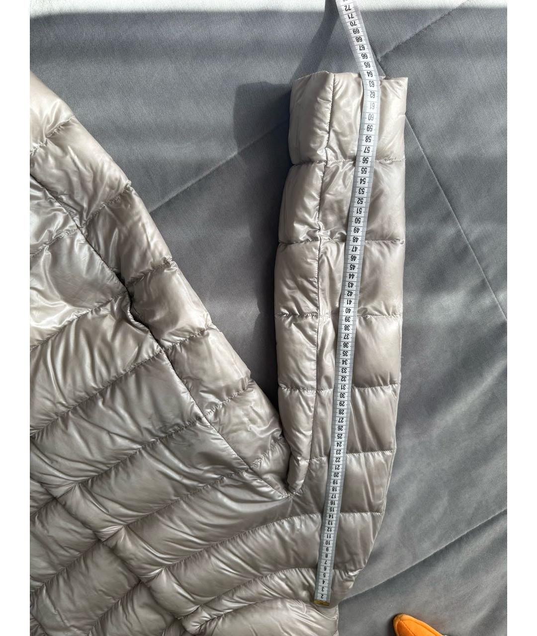 HERNO Серебрянный полиамидовый пуховик, фото 5