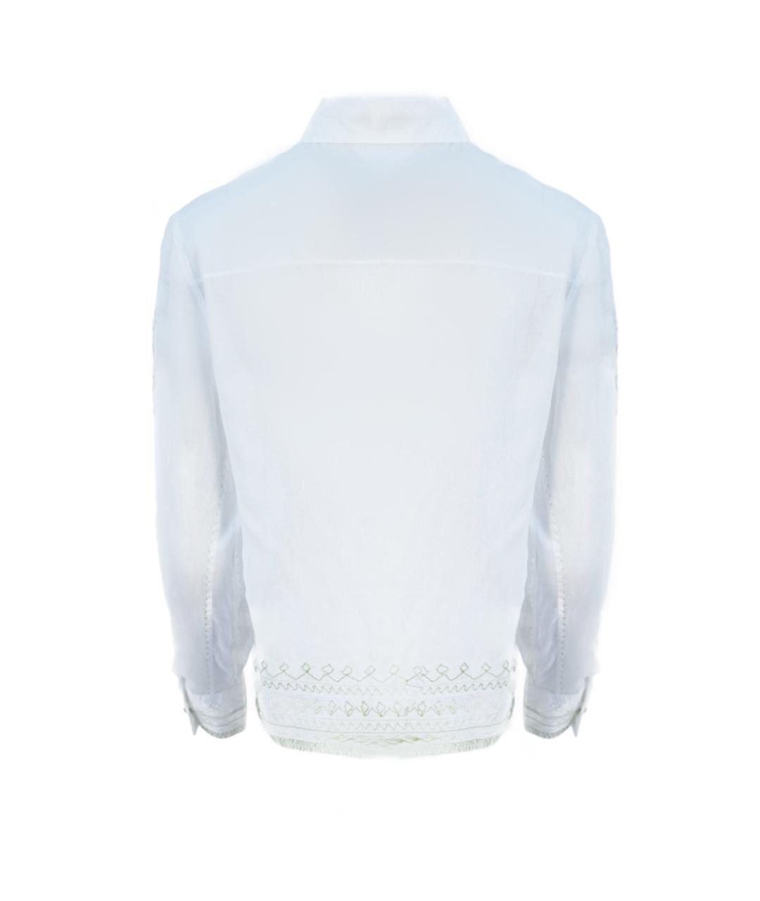 ERMANNO SCERVINO Белая хлопковая рубашка, фото 2