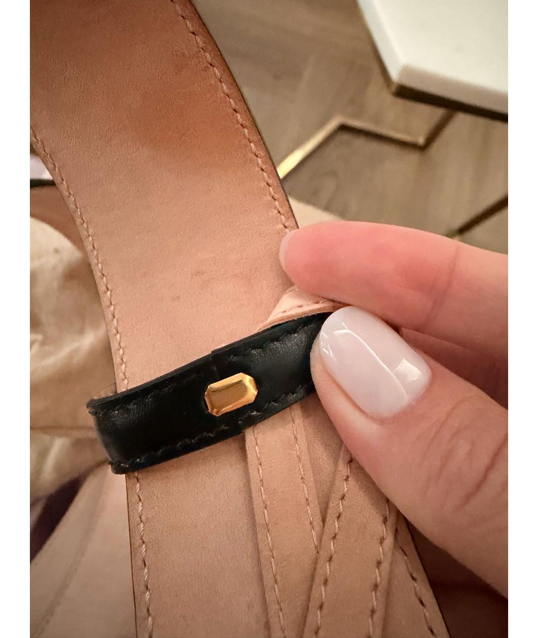 GUCCI Черный кожаный ремень, фото 6