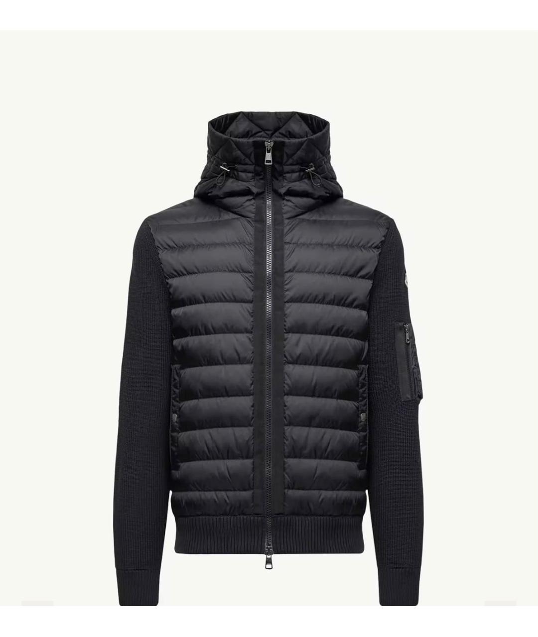 MONCLER Черная куртка, фото 5