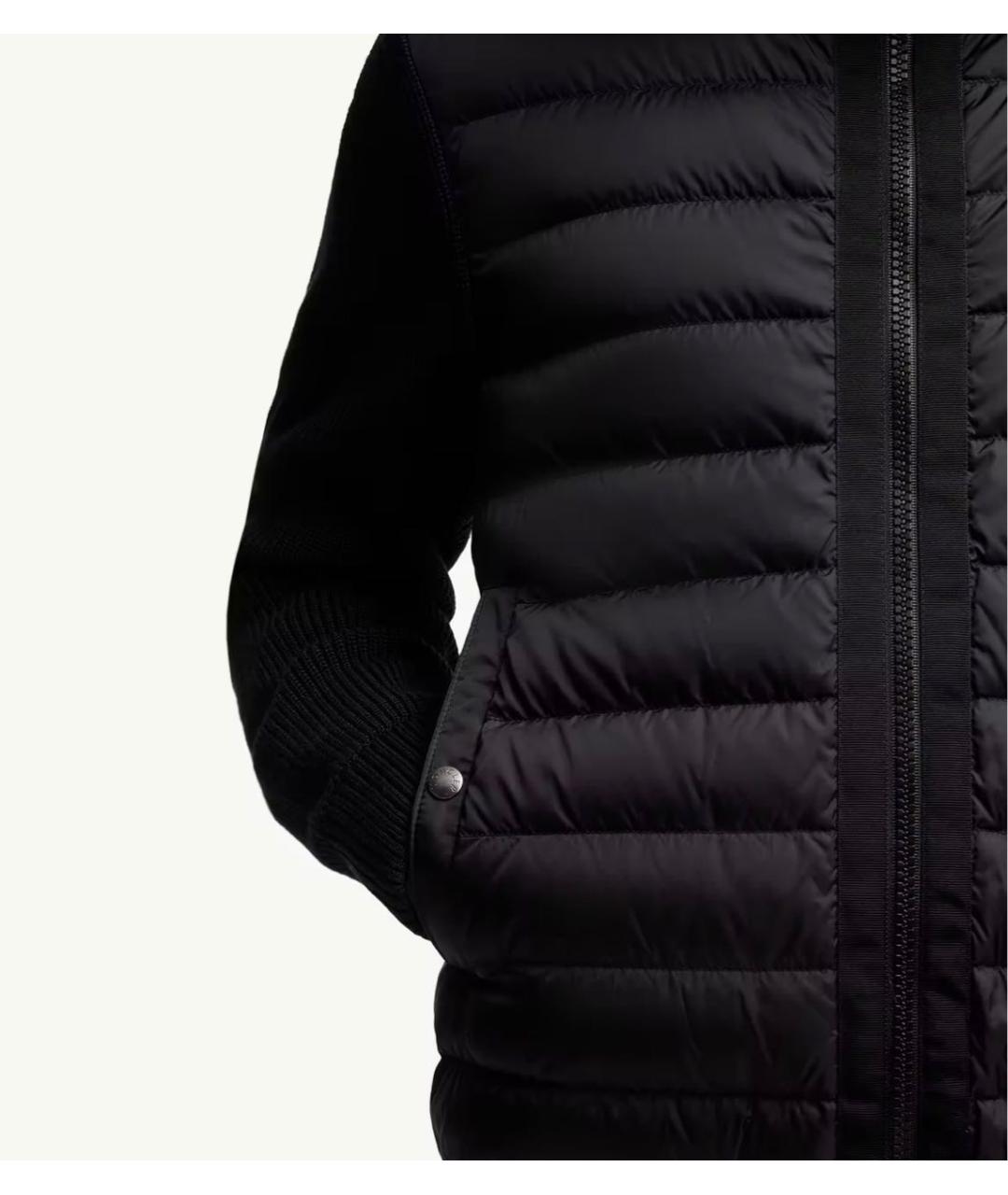 MONCLER Черная куртка, фото 4