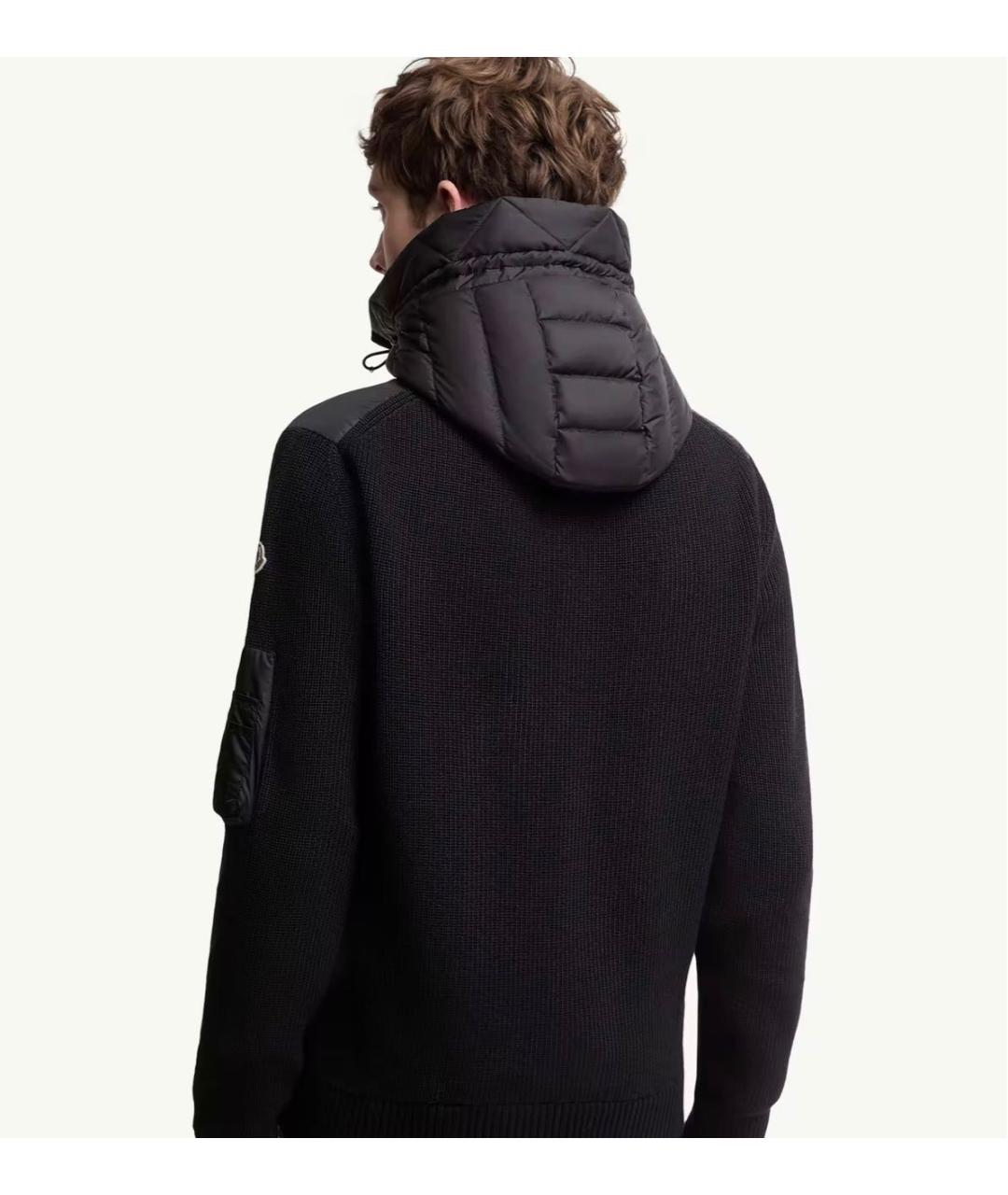 MONCLER Черная куртка, фото 3