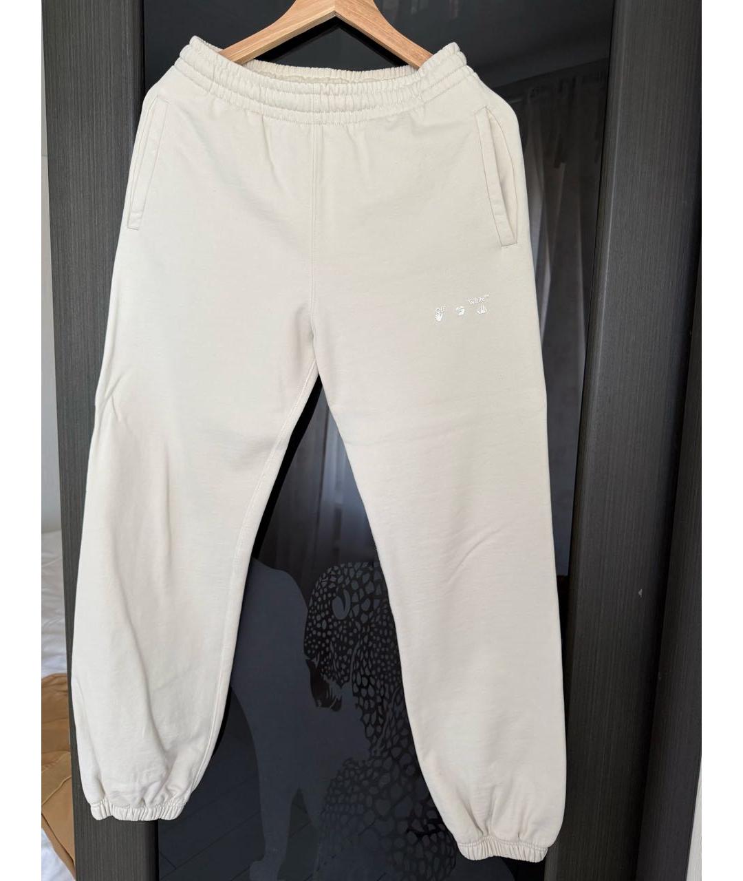 OFF-WHITE Бежевый хлопковый спортивные костюмы, фото 3