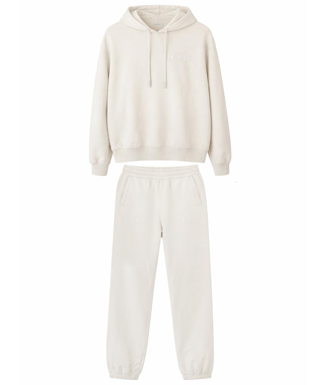 OFF-WHITE Бежевый хлопковый спортивные костюмы, фото 1