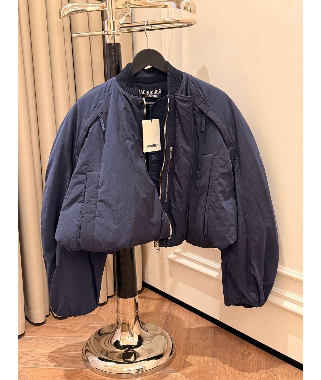 JACQUEMUS Темно-синяя куртка, фото 4