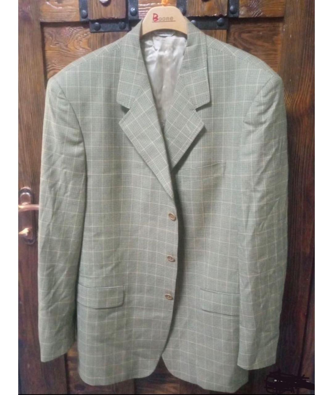 ALEXANDER MCQUEEN Бежевый шерстяной пиджак, фото 7