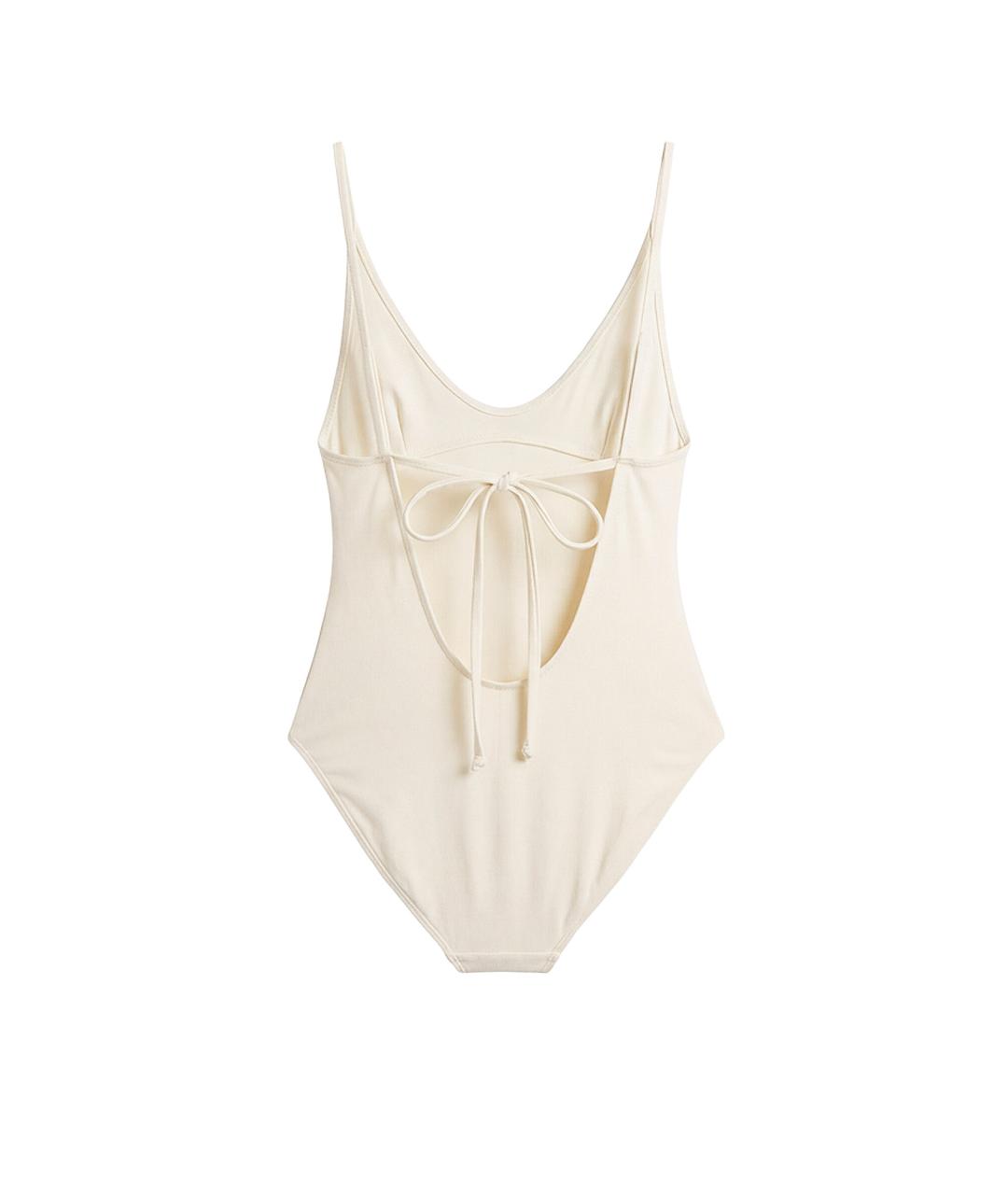 TOTEME Бежевый полиамидовый купальник, фото 2