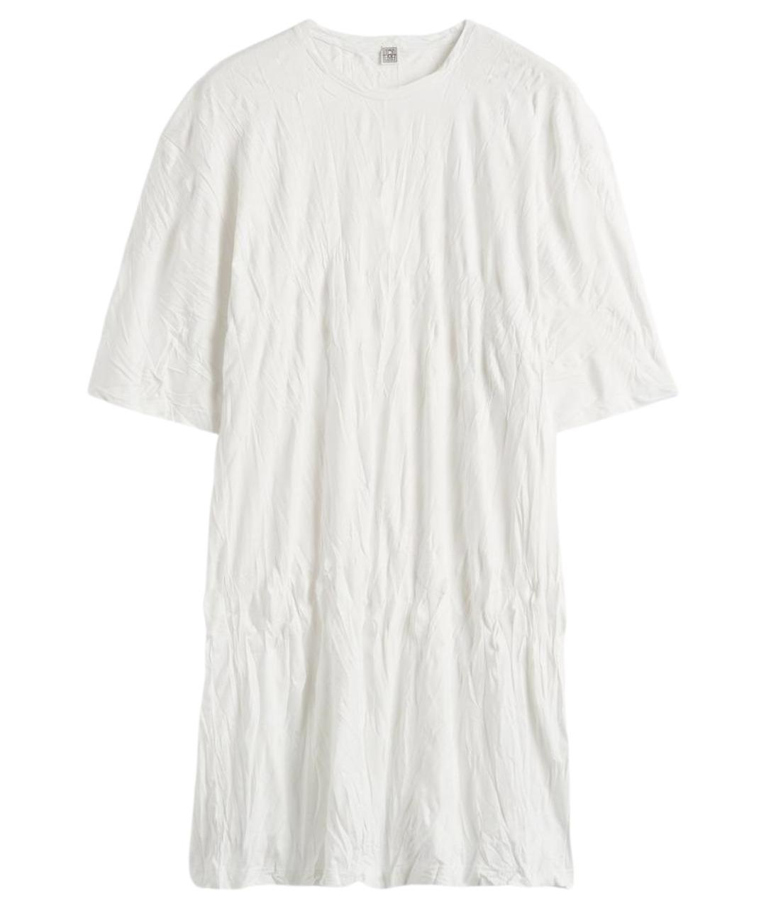 TOTEME Белое повседневное платье, фото 1