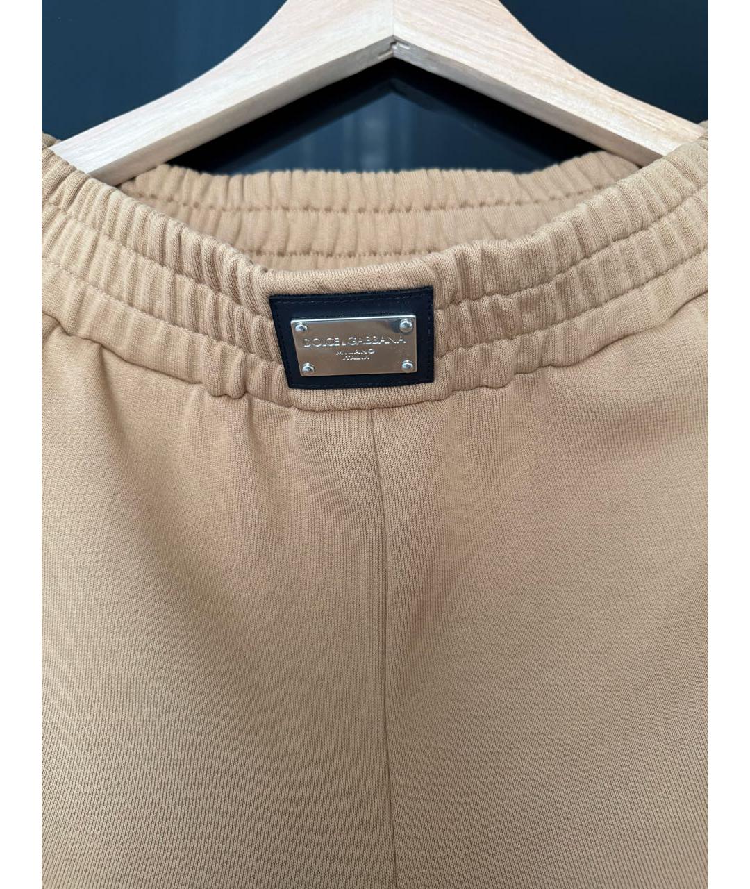 DOLCE&GABBANA Коричневый хлопковый спортивные костюмы, фото 7