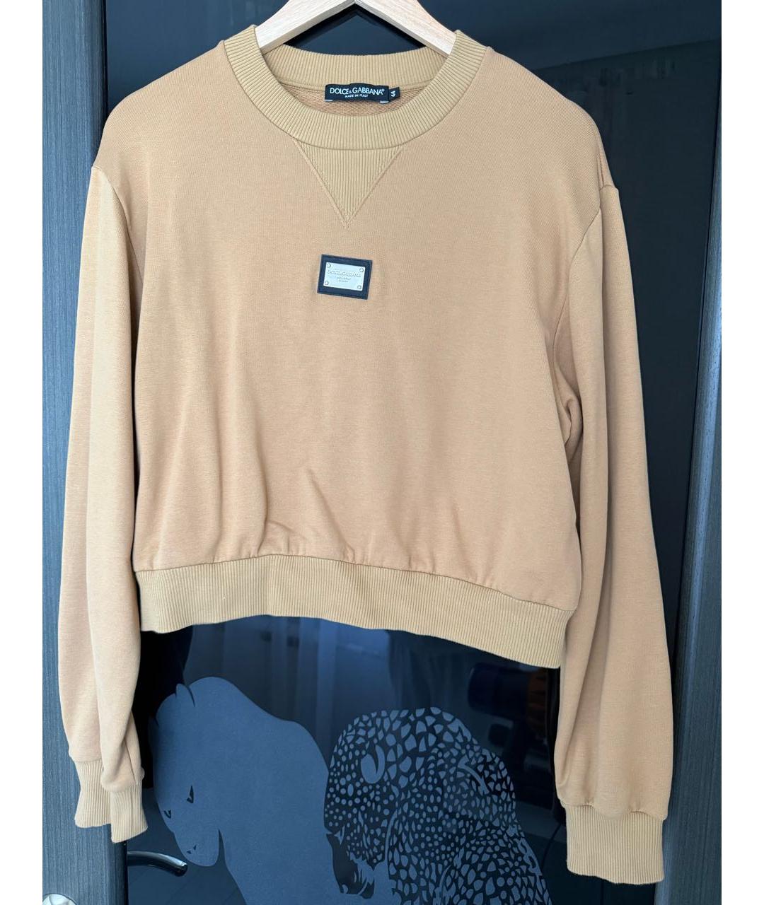 DOLCE&GABBANA Коричневый хлопковый спортивные костюмы, фото 9