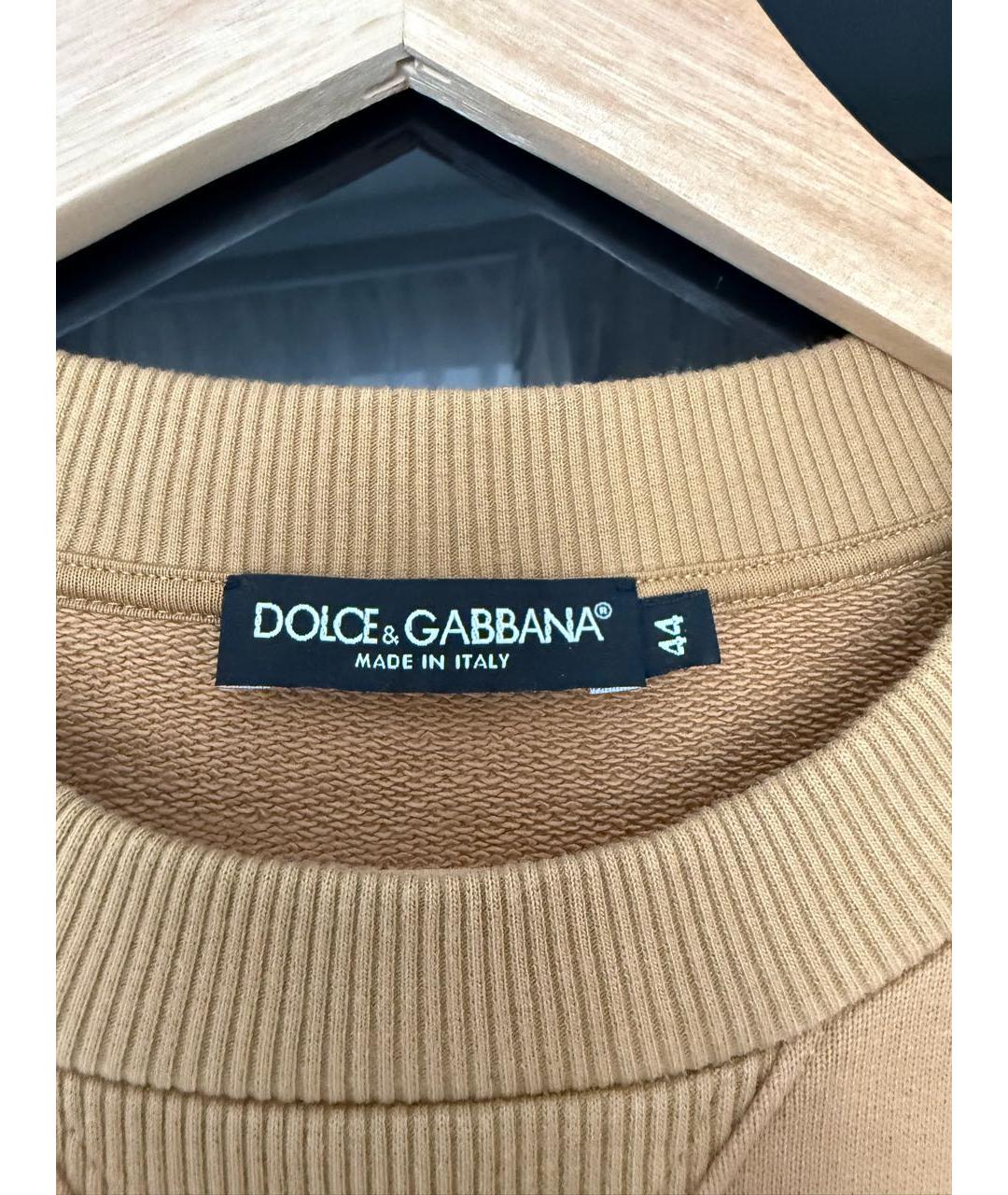 DOLCE&GABBANA Коричневый хлопковый спортивные костюмы, фото 5
