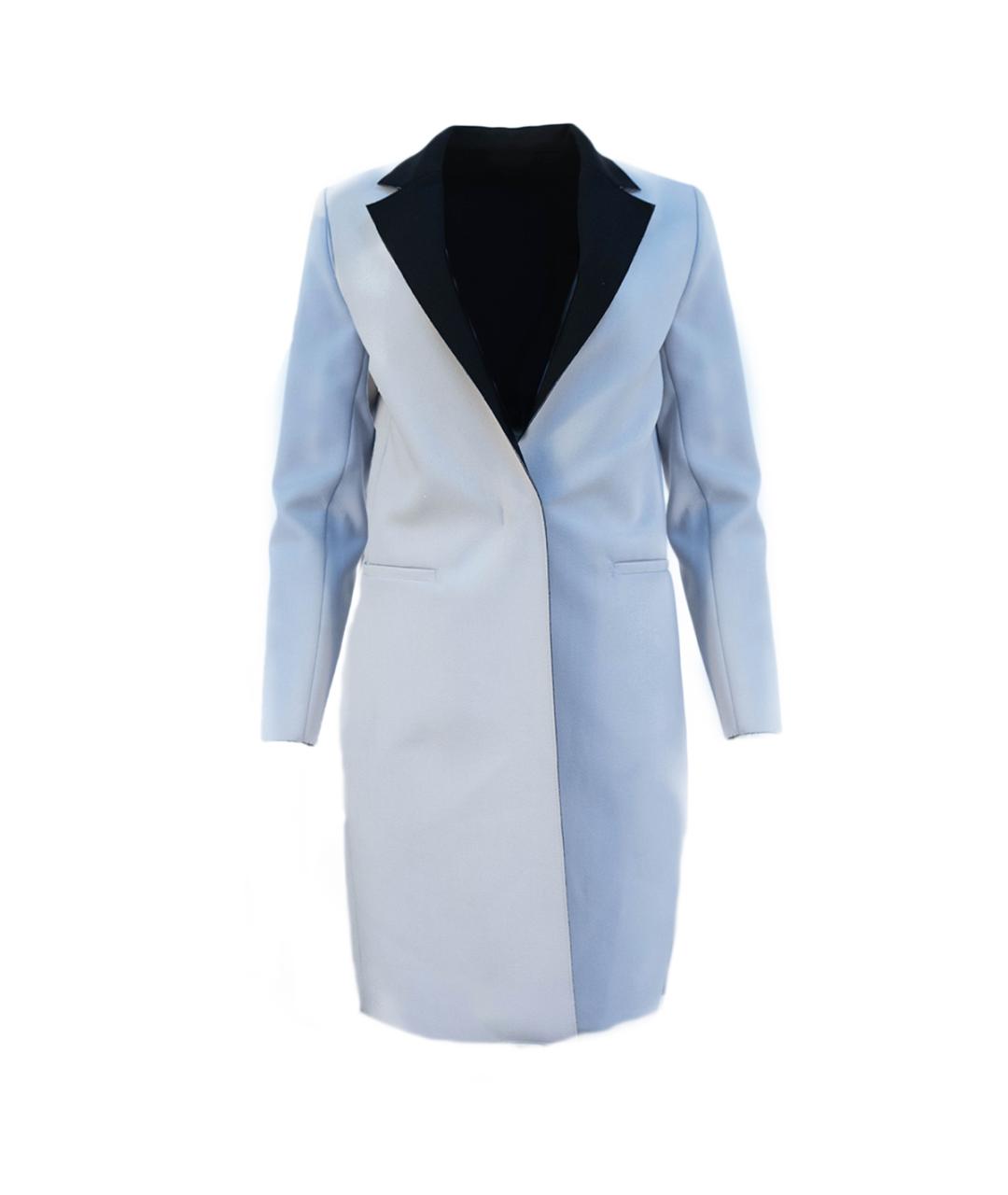 PINKO Серое полиэстеровое пальто, фото 1