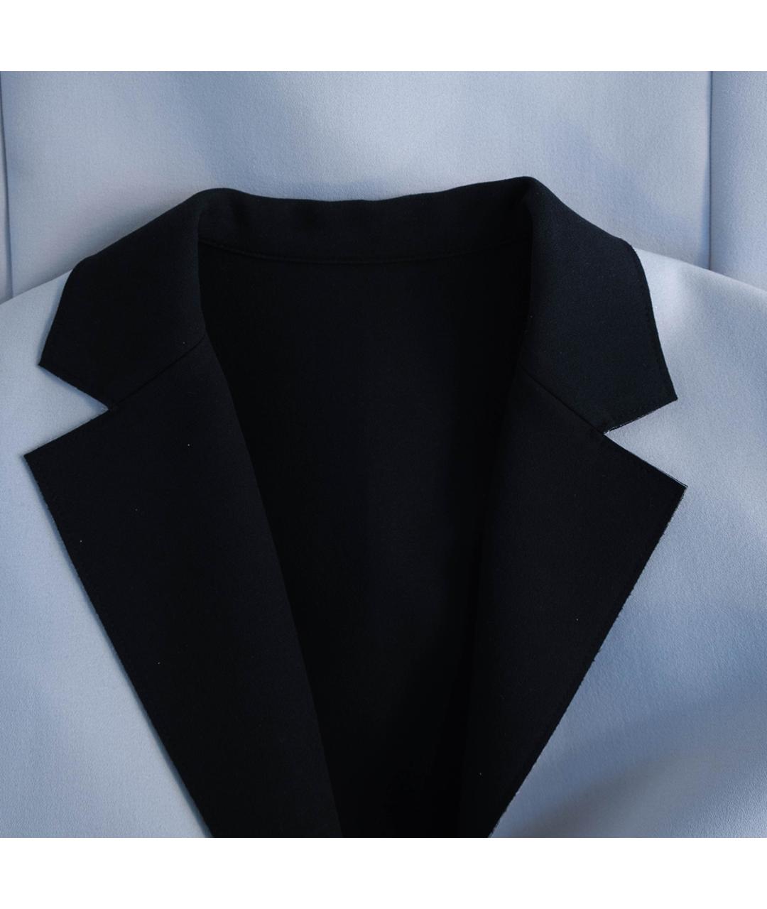 PINKO Серое полиэстеровое пальто, фото 3