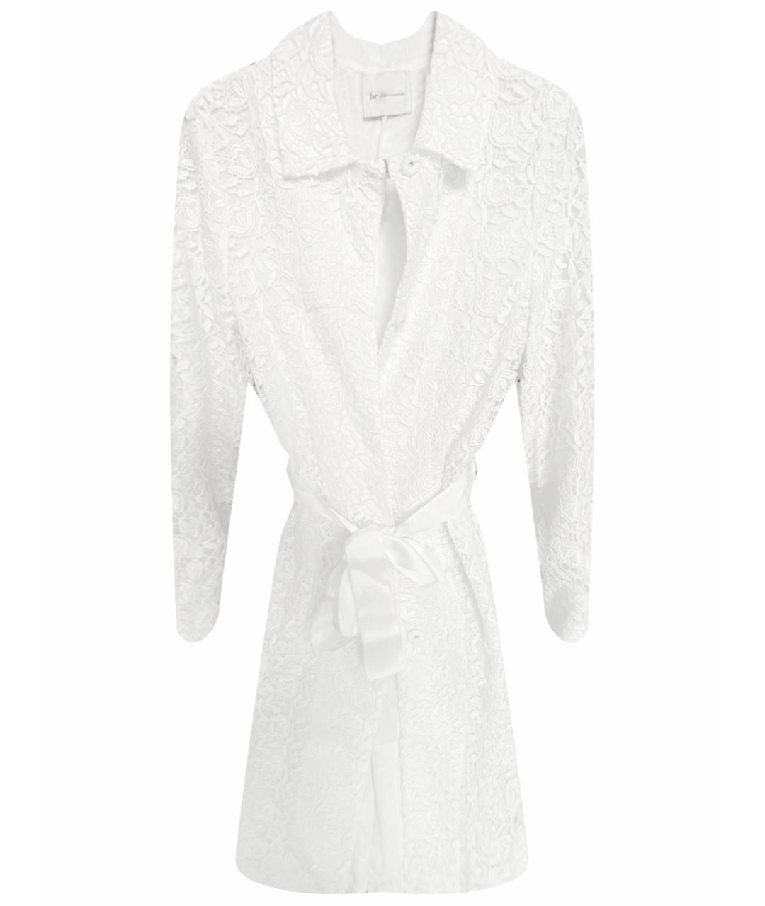 BLUGIRL Белый хлопковый тренч/плащ, фото 1