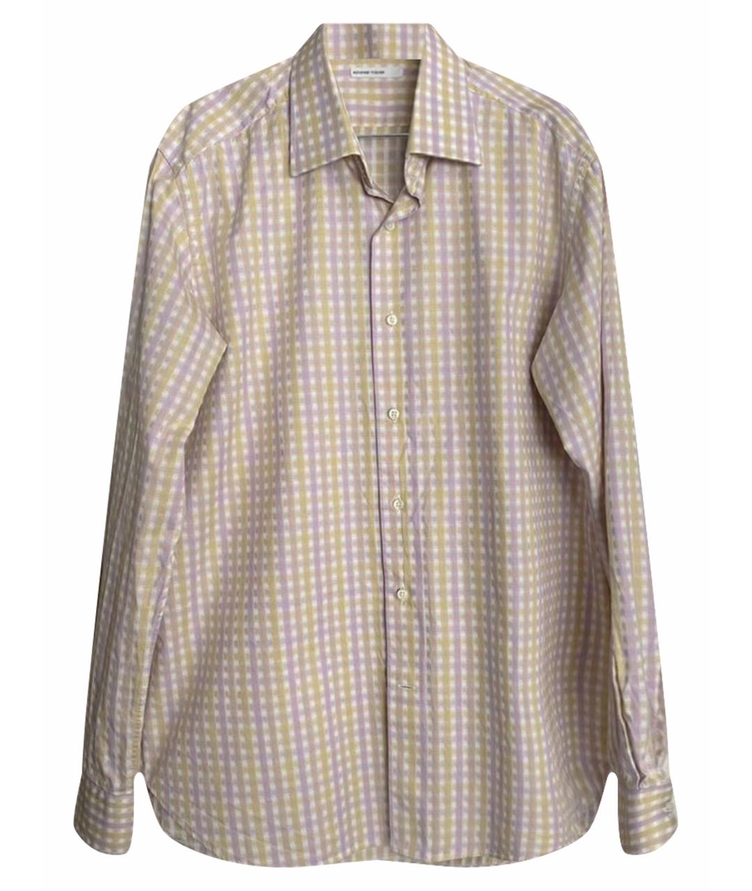 ALEXANDER MCQUEEN Мульти хлопковая кэжуал рубашка, фото 1