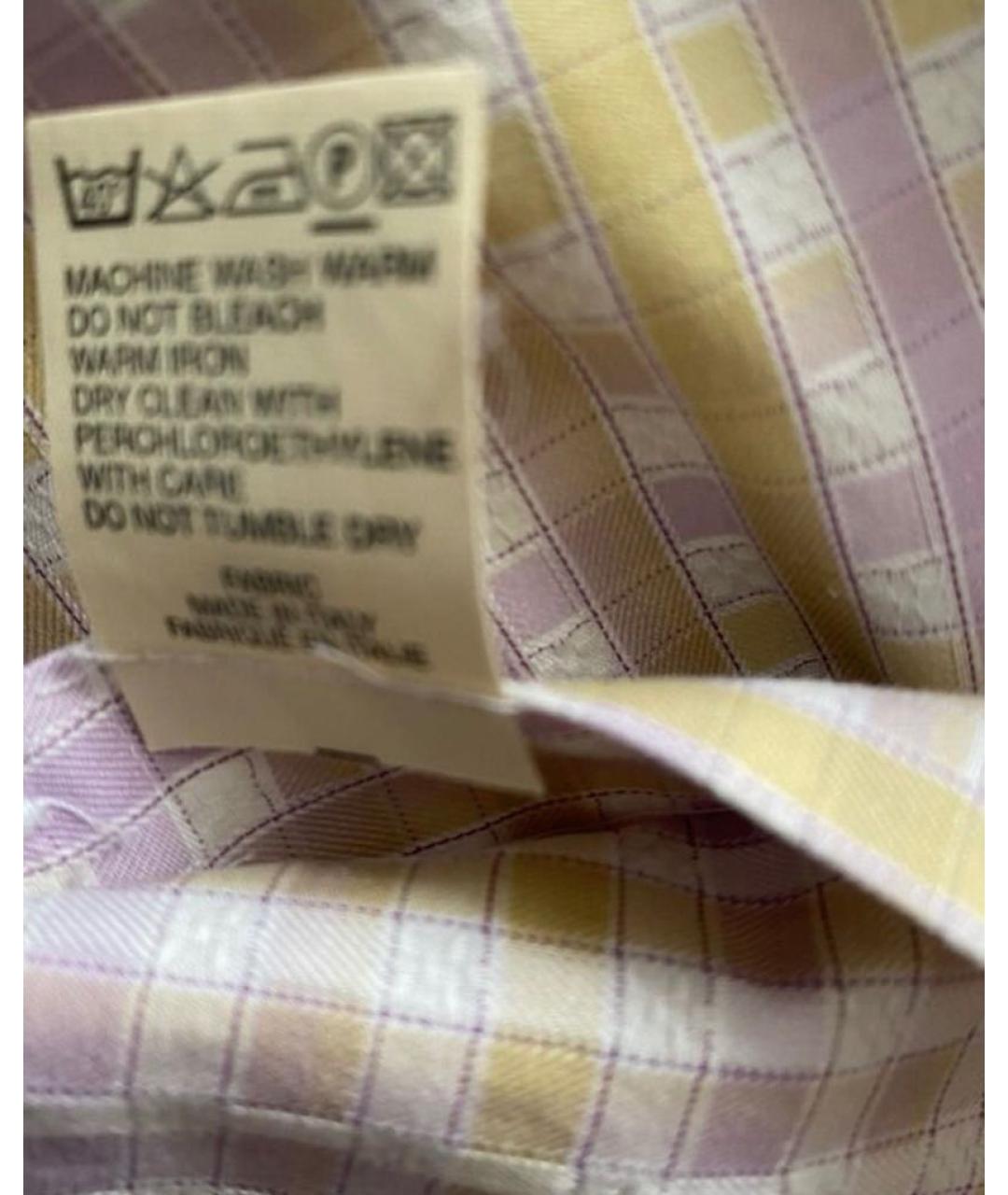 ALEXANDER MCQUEEN Мульти хлопковая кэжуал рубашка, фото 8