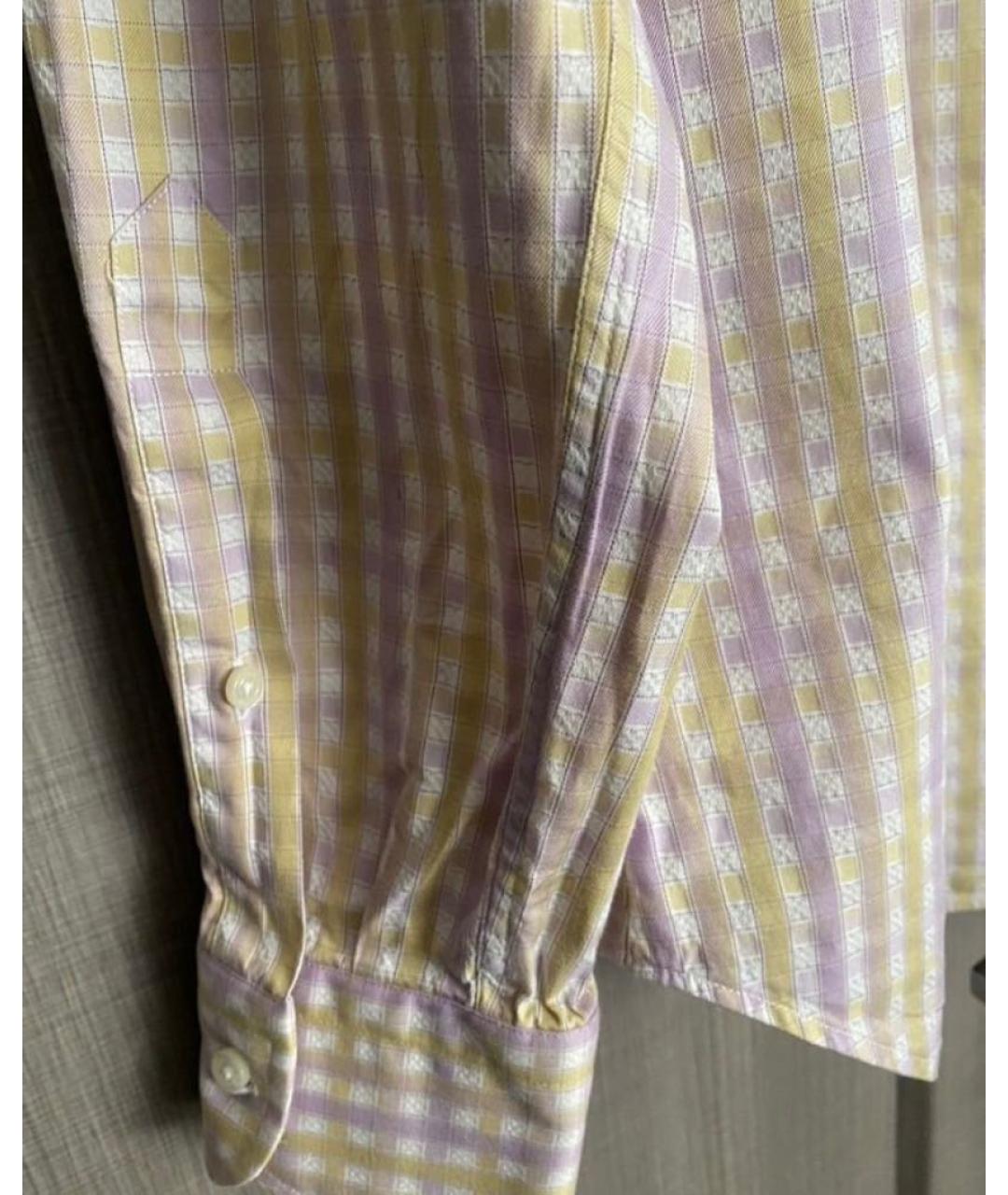 ALEXANDER MCQUEEN Мульти хлопковая кэжуал рубашка, фото 5