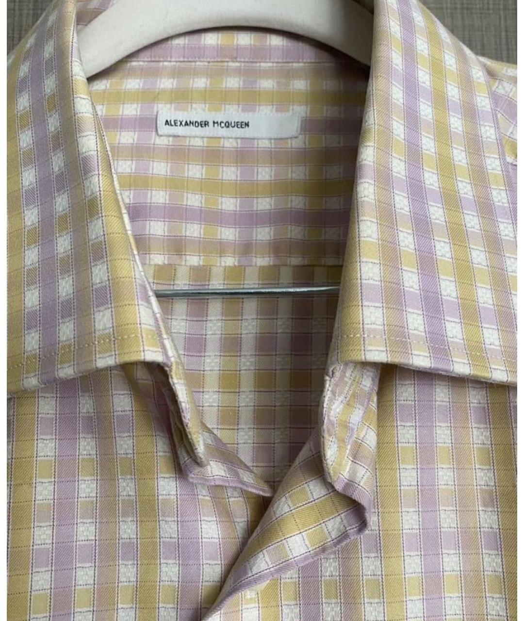 ALEXANDER MCQUEEN Мульти хлопковая кэжуал рубашка, фото 3
