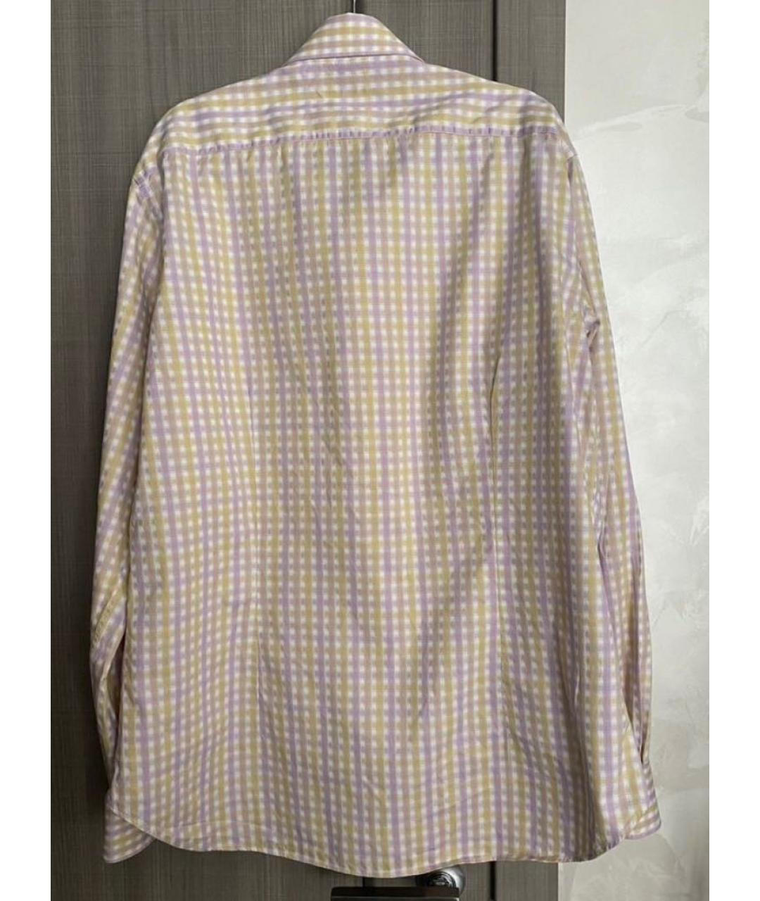 ALEXANDER MCQUEEN Мульти хлопковая кэжуал рубашка, фото 2