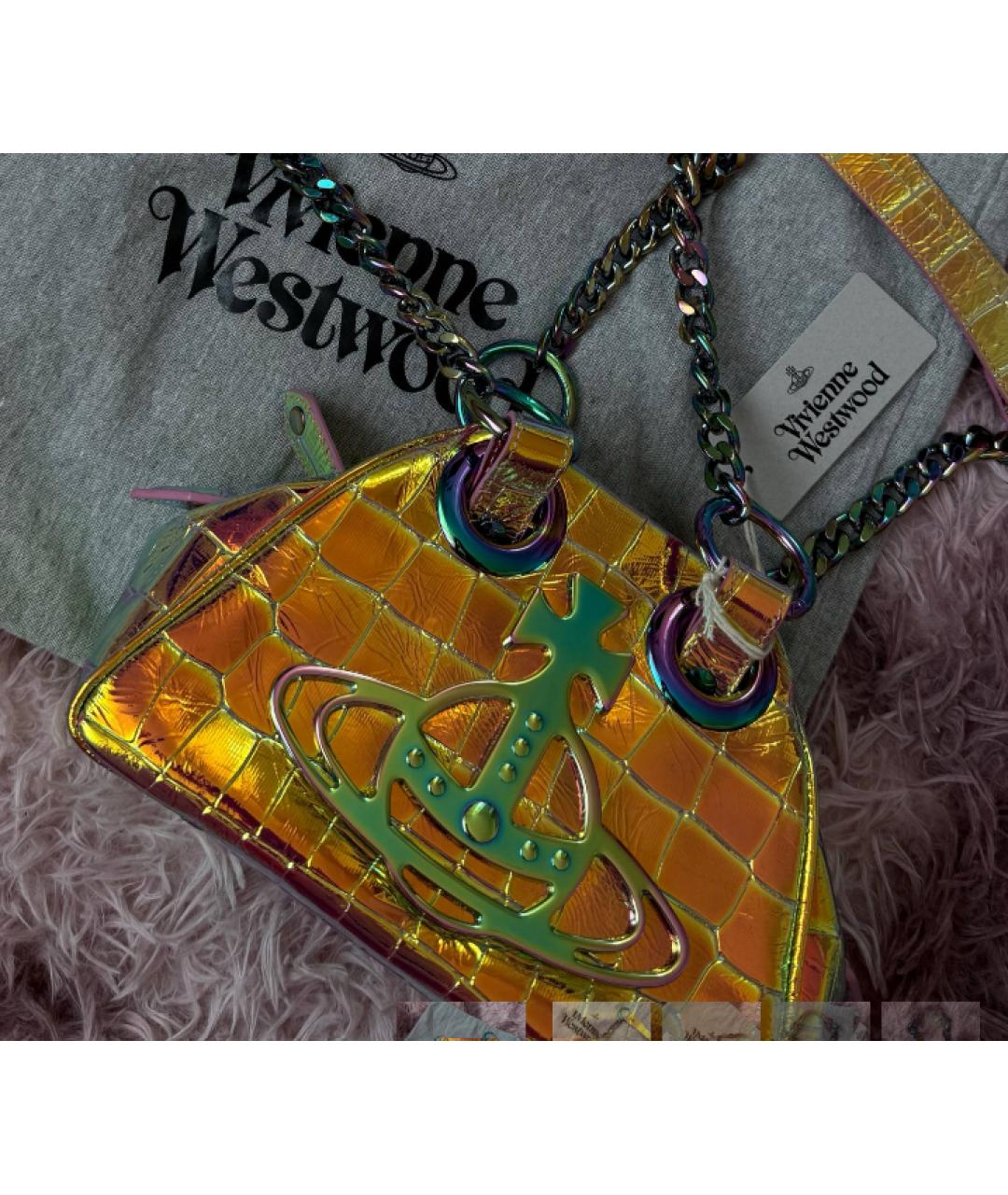 VIVIENNE WESTWOOD Мульти кожаная сумка через плечо, фото 1