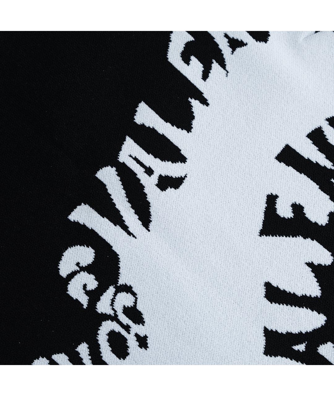 VALENTINO Черное вискозное повседневное платье, фото 5