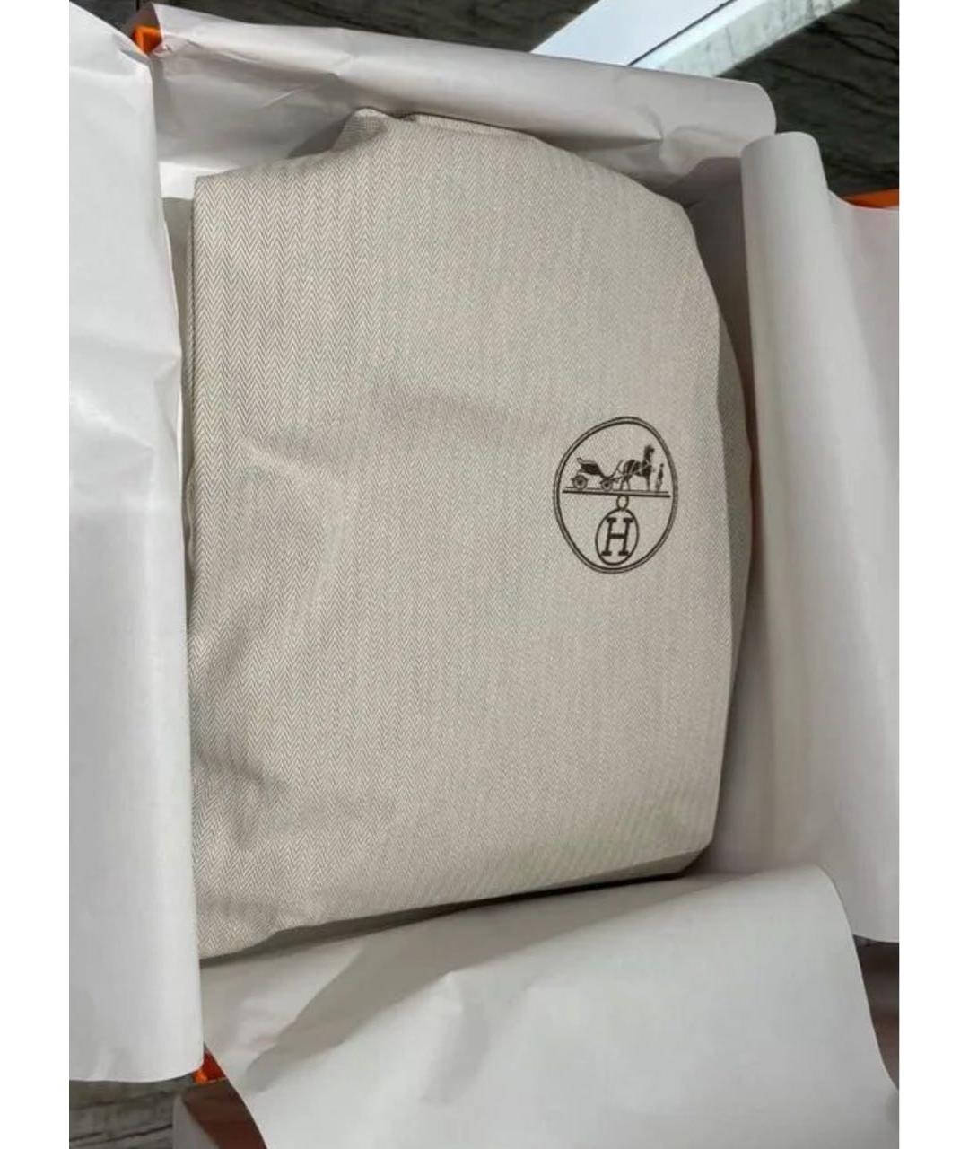 HERMES Черная кожаная сумка через плечо, фото 4