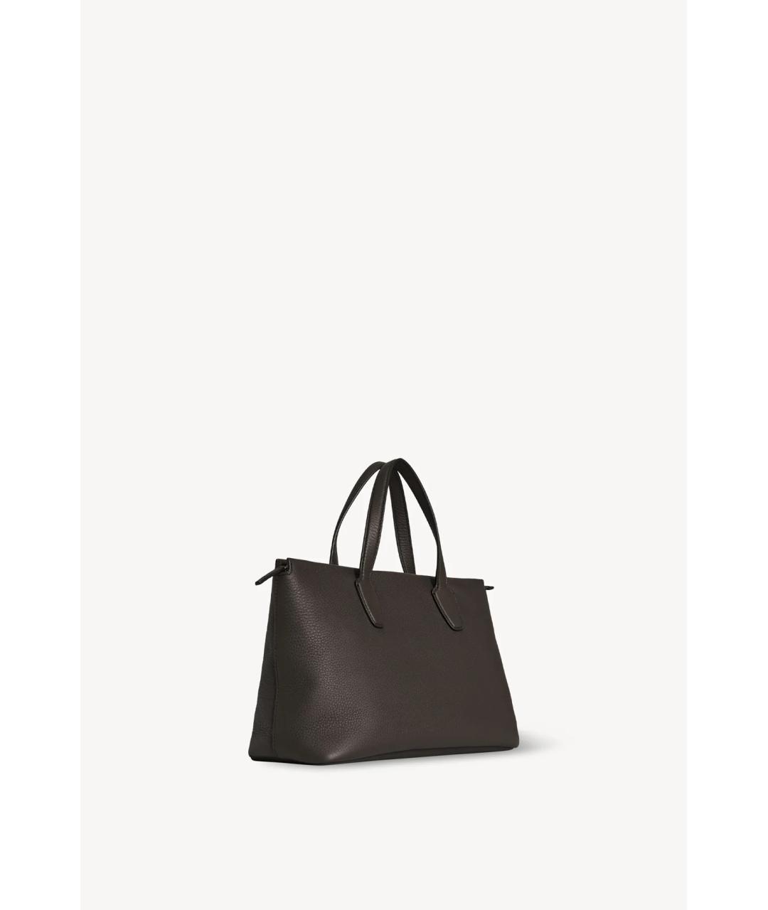 THE ROW Коричневая кожаная сумка тоут, фото 3