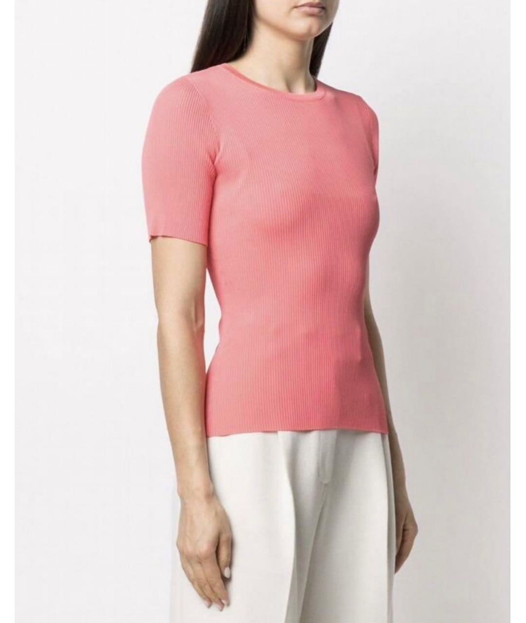 ZIMMERMANN Коралловая вискозная футболка, фото 6