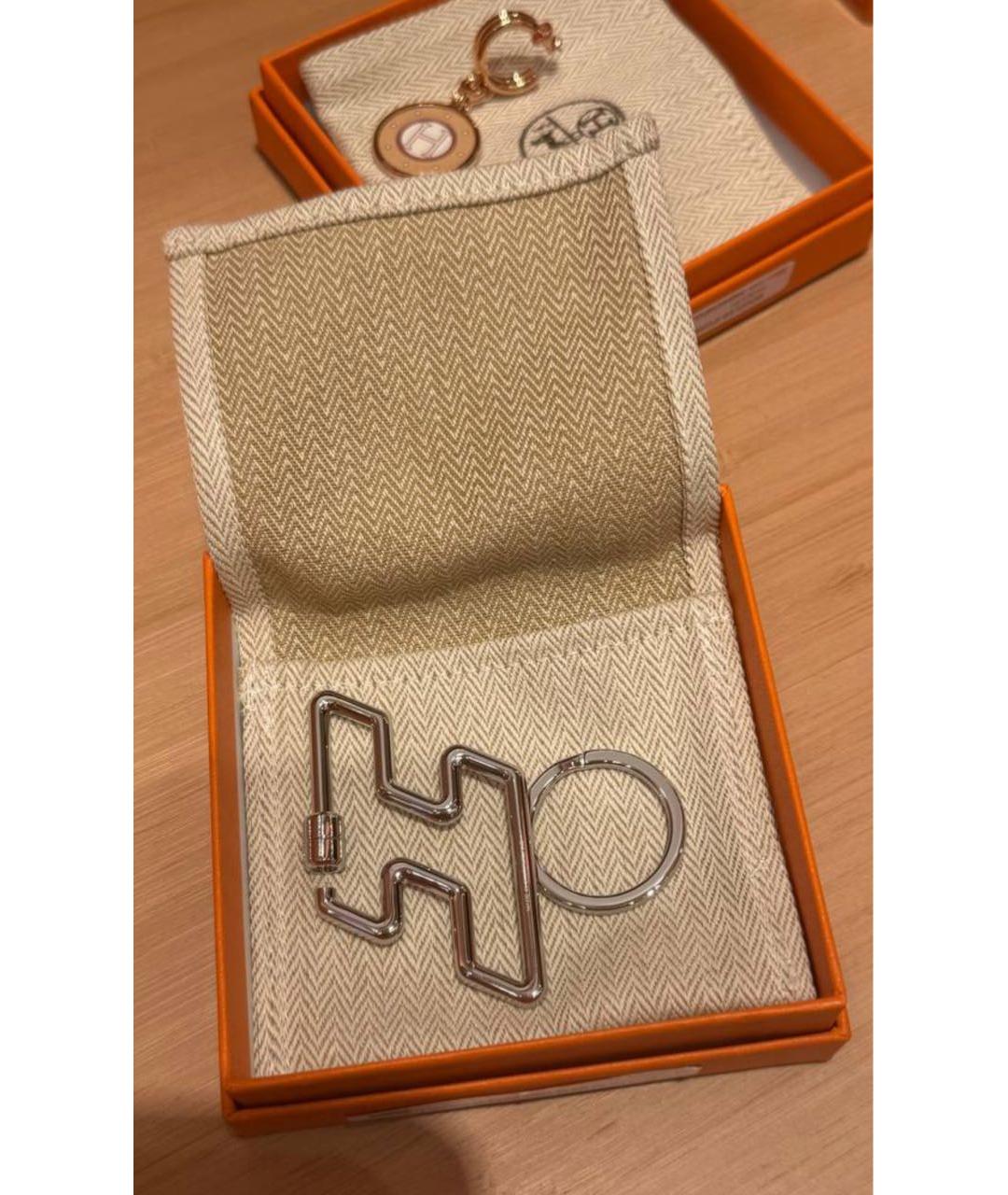 HERMES Серебрянный брелок, фото 2