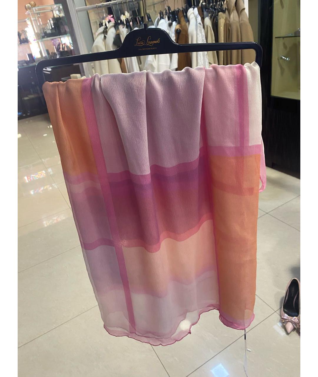 FERRAGAMO Мульти шелковый платок, фото 6