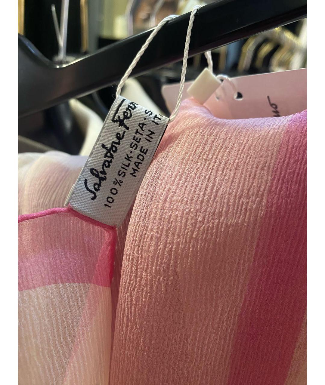 FERRAGAMO Мульти шелковый платок, фото 3