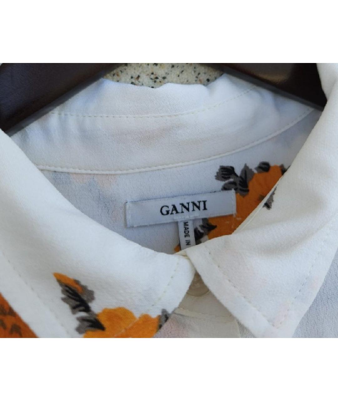 GANNI Мульти вискозная рубашка, фото 5